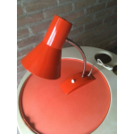 Vintage knalrood bureaulampje!